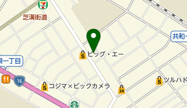 共和理髪店の地図画像