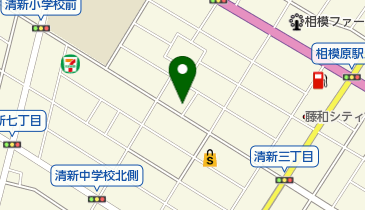 クリア理容店の地図画像