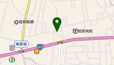 やまおか理容の地図画像