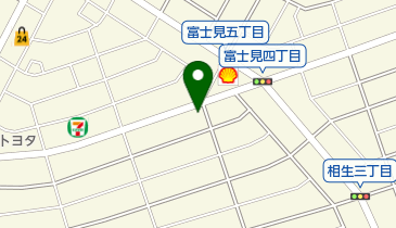 とんかつ赤城の地図画像