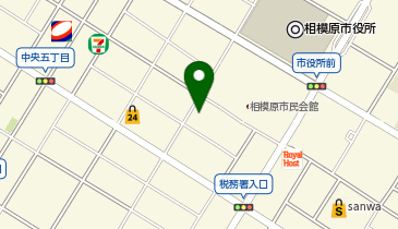 相模原市産業会館の地図画像