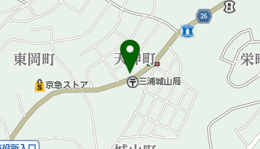 三木証券株式会社 三浦支店の地図画像