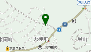 長田表具店の地図画像