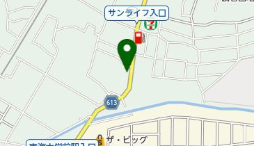 門倉ガラス建材の地図画像