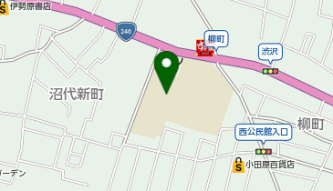 秦野市立 西公民館の地図画像