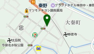 ヤマハ大村楽器秦野店の地図画像