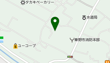 日本空手協会秦野西支部の地図画像