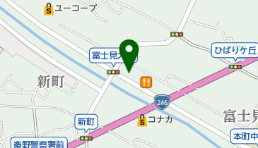 有限会社綾部材木店の地図画像