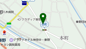 松羽屋呉服店の地図画像