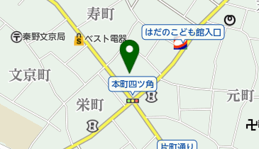 越前屋ふとん店の地図画像