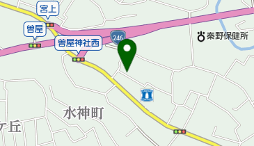 曾屋神社の地図画像