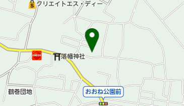 つるまき花環センターの地図画像