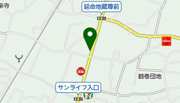 落幡接骨院の地図画像