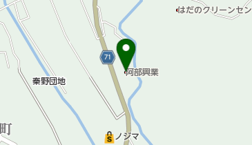 阿部興業株式会社 秦野支店の地図画像