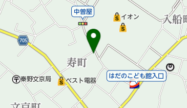 丹沢美術館の地図画像