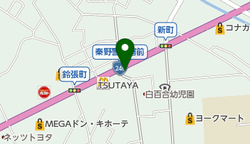 TBS美容室246号鈴張町店の地図画像