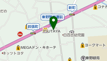 池田快生堂薬店の地図画像