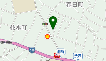 府川理髪店の地図画像