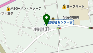 寿司千松の地図画像