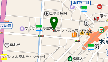 山口手技療院の地図画像