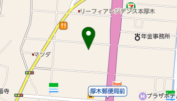 アマノ株式会社厚木支店の地図画像