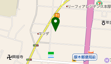 株式会社ユニマットライフレンタル厚木営業所の地図画像