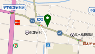 諸星金物店の地図画像