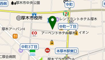 ノエビア厚木中央販社の地図画像