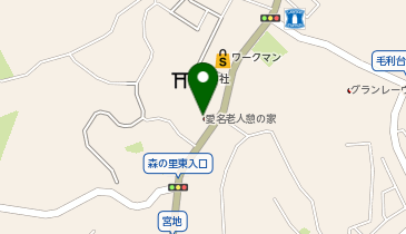 厚木市立 愛名老人憩の家の地図画像