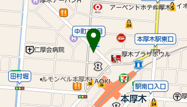 野村證券株式会社厚木支店の地図画像