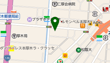株式会社東京商工リサーチ厚木支店の地図画像