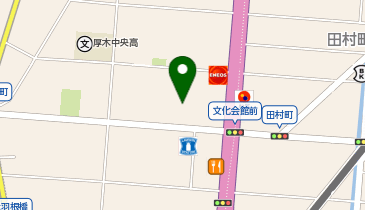 厚木市文化会館チケット予約センターの地図画像