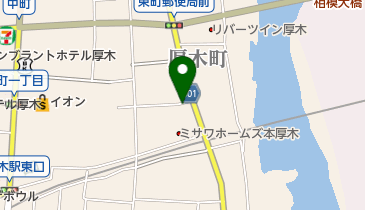 セキノビジネス株式会社 小売部厚木町店の地図画像