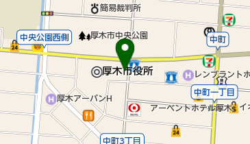 住友生命保険相互会社 町田支社 厚木第一支部の地図画像