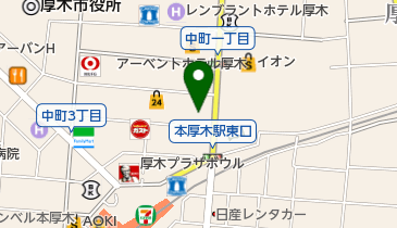 富国生命保険相互会社 厚木営業所の地図画像