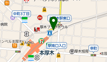 一番館 厚木店の地図画像