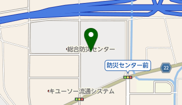 神奈川県出先機関 くらし安全防災局 総合防災センター・消防学校の地図画像