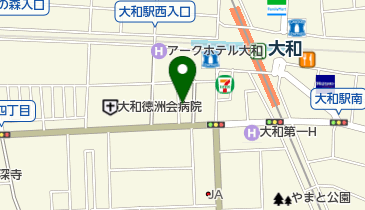 大和指圧マッサージの地図画像