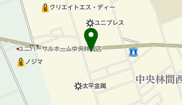 ユニプレス物流株式会社の地図画像