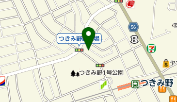 ダームメディカルケアサービスつきみ野の地図画像