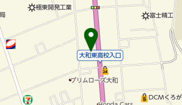 東横化学株式会社 大和営業所の地図画像