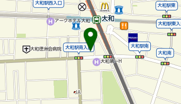 大和ロックサービスの地図画像