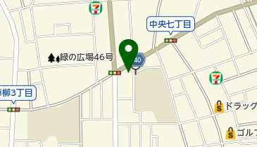 西山金物店の地図画像