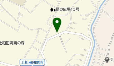 大和市 上和田東児童館の地図画像