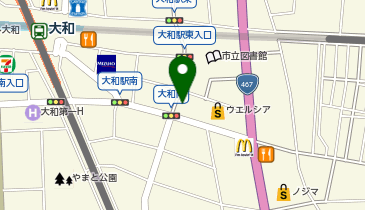 大和屋質店の地図画像