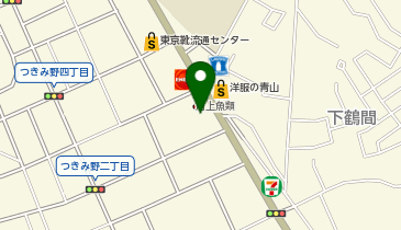 肉処大久保つきみ野店の地図画像