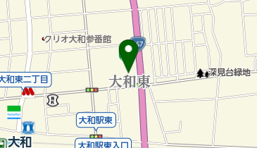 リフレール大和2号店の地図画像