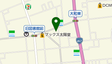 中丸塗料店の地図画像