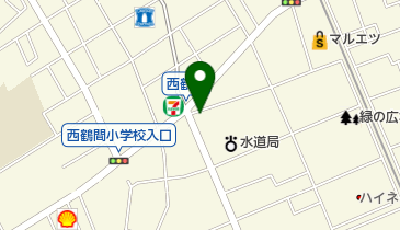 マナー美容室の地図画像