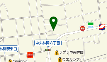 長谷川支店の地図画像